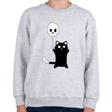 PRINTFASHION Páros cicás póló - a veszélyes - Gyerek pulóver - Sport szürke
