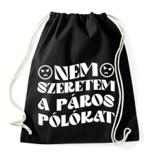 PRINTFASHION Páros póló - Nem szeretem - Sportzsák, Tornazsák - Fekete tornazsák