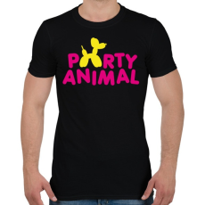 PRINTFASHION Partiállat - Férfi póló - Fekete