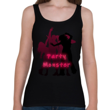 PRINTFASHION party monster - Női atléta - Fekete női trikó