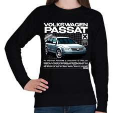 PRINTFASHION Passat oversize - Női pulóver - Fekete női pulóver, kardigán