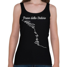 PRINTFASHION Passo dello Stelvio - Női atléta - Fekete