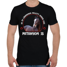 PRINTFASHION Patanyom - Férfi póló - Fekete