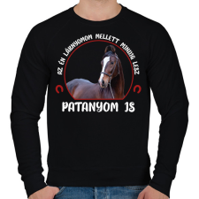 PRINTFASHION Patanyom - Férfi pulóver - Fekete férfi pulóver, kardigán