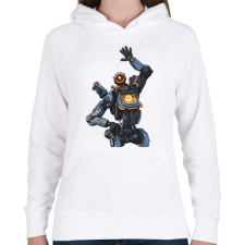 PRINTFASHION Pathefinder - Női kapucnis pulóver - Fehér női pulóver, kardigán