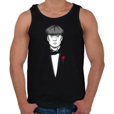 PRINTFASHION Peaky Blinders - Férfi atléta - Fekete