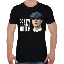 PRINTFASHION Peaky Blinders - Férfi póló - Fekete férfi póló