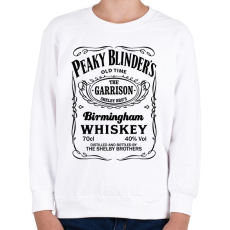 PRINTFASHION Peaky Blinders - Gyerek pulóver - Fehér