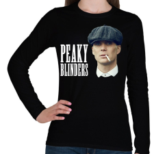 PRINTFASHION Peaky Blinders - Női hosszú ujjú póló - Fekete női póló