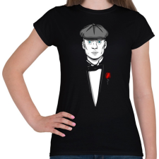 PRINTFASHION Peaky Blinders - Női póló - Fekete női póló