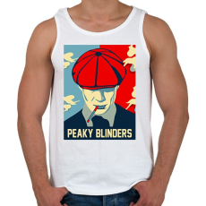 PRINTFASHION Peaky Blinders smoke - Férfi atléta - Fehér