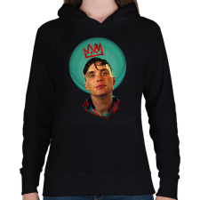 PRINTFASHION Peaky Blinders vezér - Női kapucnis pulóver - Fekete női pulóver, kardigán