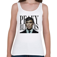 PRINTFASHION Peaky Blinders- Vonalas - Női atléta - Fehér női trikó