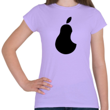 PRINTFASHION Pear Black - Női póló - Viola női póló