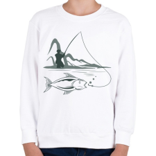 PRINTFASHION pecás - Gyerek pulóver - Fehér gyerek pulóver, kardigán
