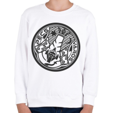 PRINTFASHION pecsvaros-01 - Gyerek pulóver - Fehér gyerek pulóver, kardigán