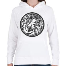 PRINTFASHION pecsvaros-01 - Női kapucnis pulóver - Fehér