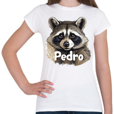 PRINTFASHION Pedro mosómaci - Női póló - Fehér