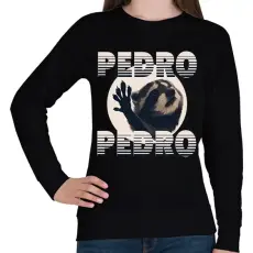 PRINTFASHION Pedro - Női pulóver - Fekete