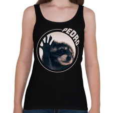 PRINTFASHION Pedro Pedro - Női atléta - Fekete női trikó