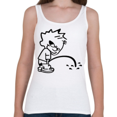 PRINTFASHION pee boy - Női atléta - Fehér