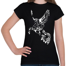 PRINTFASHION pegazus - Női póló - Fekete női póló