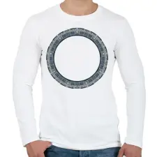 PRINTFASHION Pegazusi kapu - Férfi hosszú ujjú póló - Fehér férfi póló