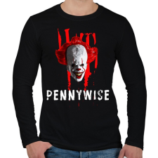PRINTFASHION pennywise2 - Férfi hosszú ujjú póló - Fekete férfi póló