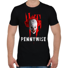 PRINTFASHION pennywise2 - Férfi póló - Fekete