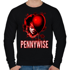 PRINTFASHION PENNYWISE 3 - Férfi pulóver - Fekete férfi pulóver, kardigán
