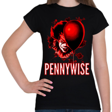PRINTFASHION PENNYWISE 3 - Női póló - Fekete női póló