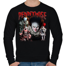 PRINTFASHION Pennywise - Férfi pulóver - Fekete férfi pulóver, kardigán