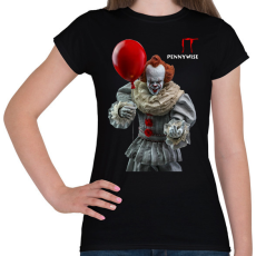 PRINTFASHION pennywise - Női póló - Fekete