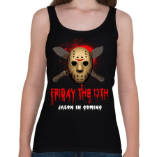 PRINTFASHION PÉNTEK 13 - Női atléta - Fekete női trikó