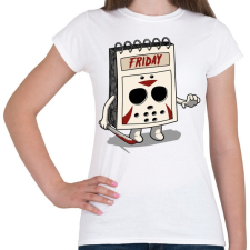 PRINTFASHION Péntek - Női póló - Fehér női póló