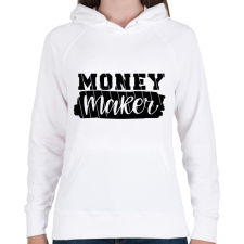 PRINTFASHION Pénzes páros - pénz kereső - Női kapucnis pulóver - Fehér női pulóver, kardigán