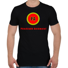 PRINTFASHION pénzkiadó autómata - Férfi póló - Fekete férfi póló