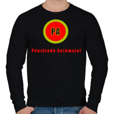 PRINTFASHION pénzkiadó autómata - Férfi pulóver - Fekete férfi pulóver, kardigán