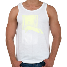 PRINTFASHION Pénzzel teli zseb - Férfi atléta - Fehér