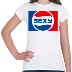 PRINTFASHION pepsi sexy 1 - Női póló - Fehér