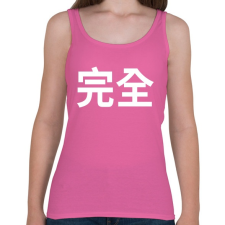 PRINTFASHION Perfect white - Női atléta - Rózsaszín női trikó