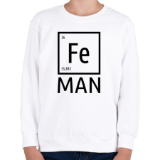 PRINTFASHION Periodic Ironman Fekete - Gyerek pulóver - Fehér gyerek pulóver, kardigán