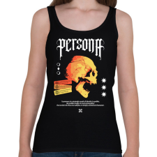 PRINTFASHION Persona - Női atléta - Fekete női trikó