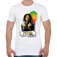 PRINTFASHION Peter Tosh - reggae - Férfi póló - Fehér