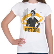 PRINTFASHION Petőfi Sándor - Női póló - Fehér