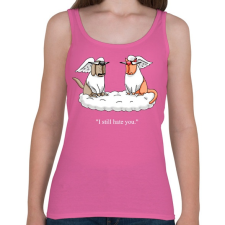 PRINTFASHION Pets heaven  - Női atléta - Rózsaszín női trikó