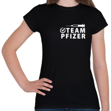 PRINTFASHION Pfizer Team - Női póló - Fekete női póló