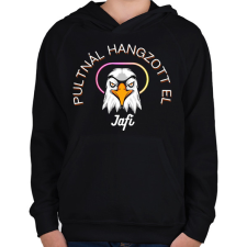 PRINTFASHION PHE2 - Gyerek kapucnis pulóver - Fekete gyerek pulóver, kardigán