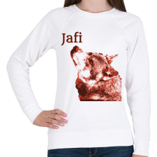 PRINTFASHION PHE6 - Női pulóver - Fehér női pulóver, kardigán