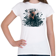 PRINTFASHION photographer-desintegrated2 - Női póló - Fehér